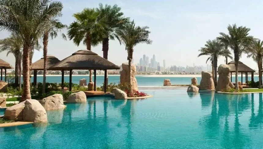 quiet beach clubs Dubai