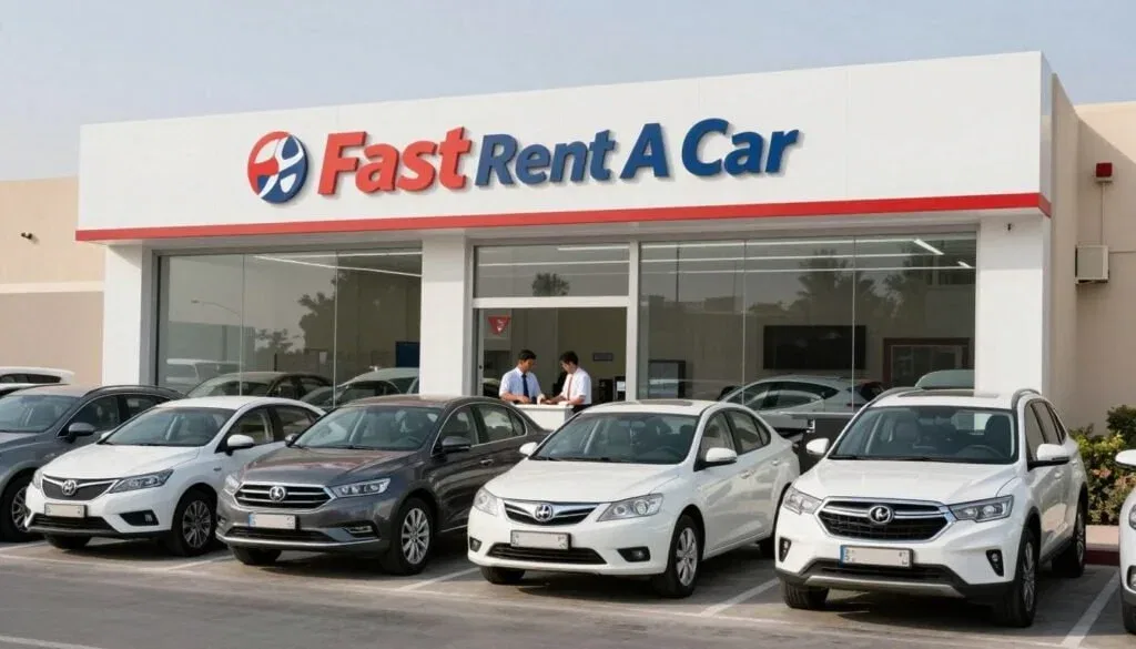 Fast Rent A Car Dubai location with variety of rental vehicles