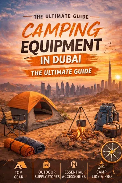 Camping adventure with Dubai skyline (1)