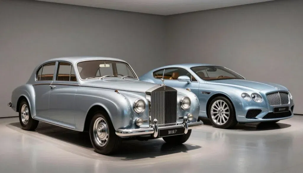 Crown Luxury Car Collection vintage and modern classics