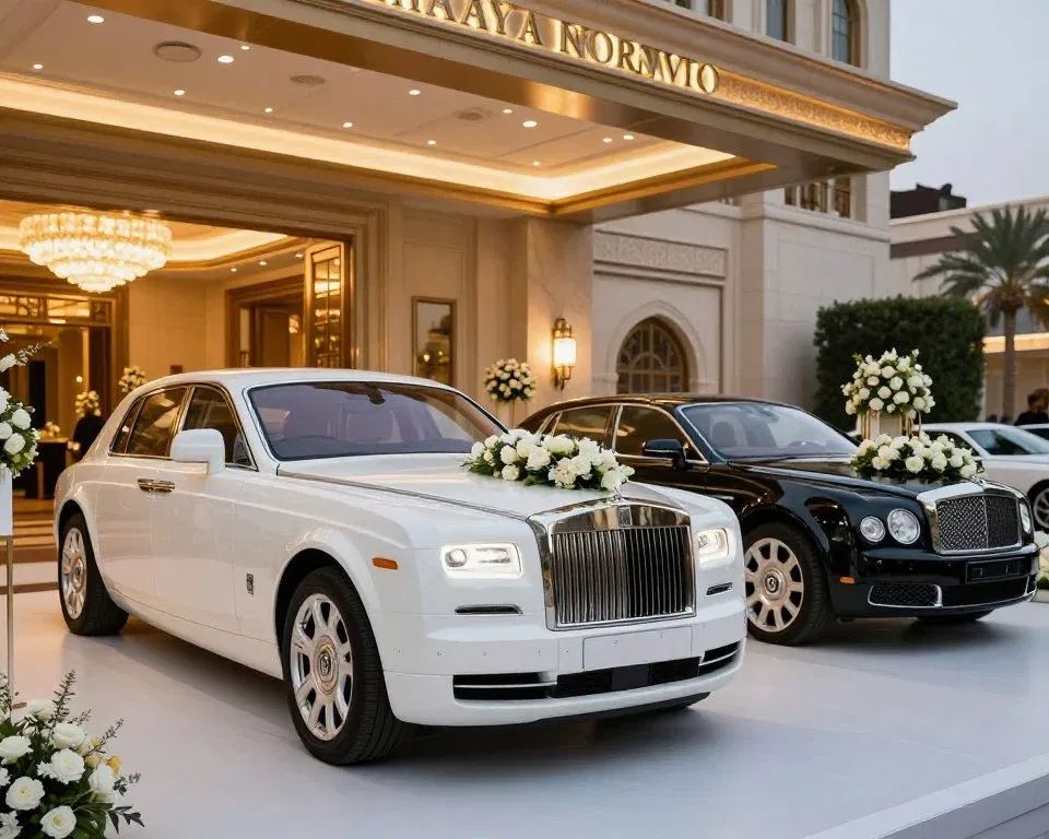 Prestige Luxury Rentals wedding car fleet