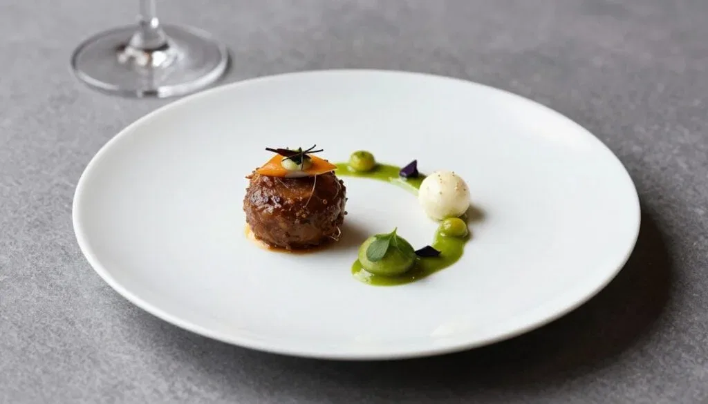 fine indian cuisine plating armani amal sophisticated presentation