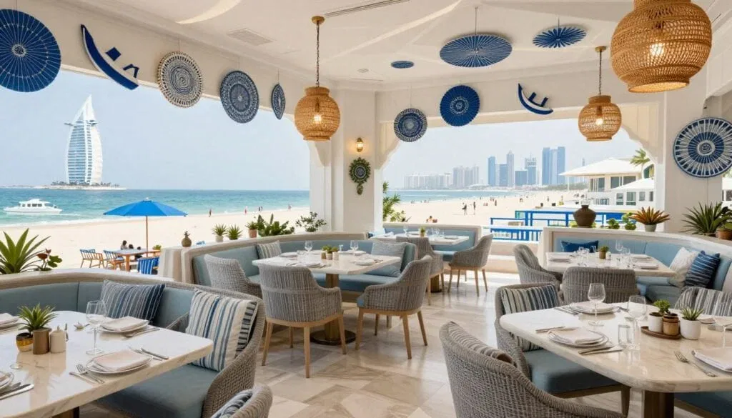 little miss india jumeirah beach residence coastal decor restaurant