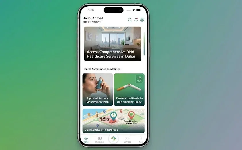 DHA — Dubai Health Authority App 