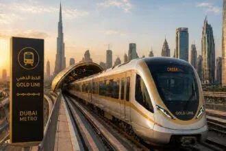 DUBAI METRO GOLD LINE