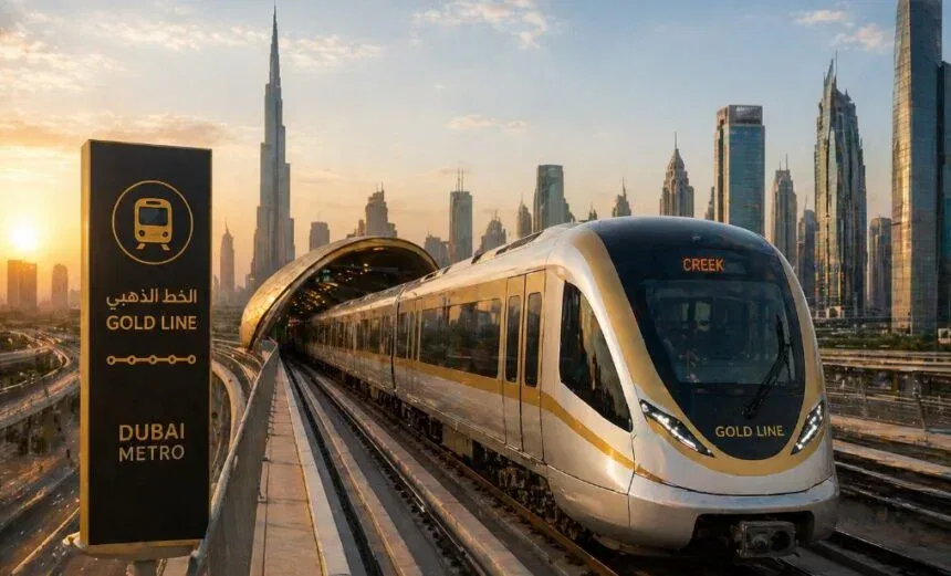 DUBAI METRO GOLD LINE