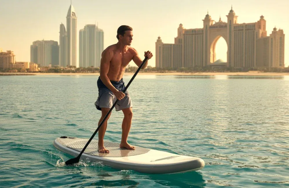 8. Paddleboarding at Palm Jumeirah