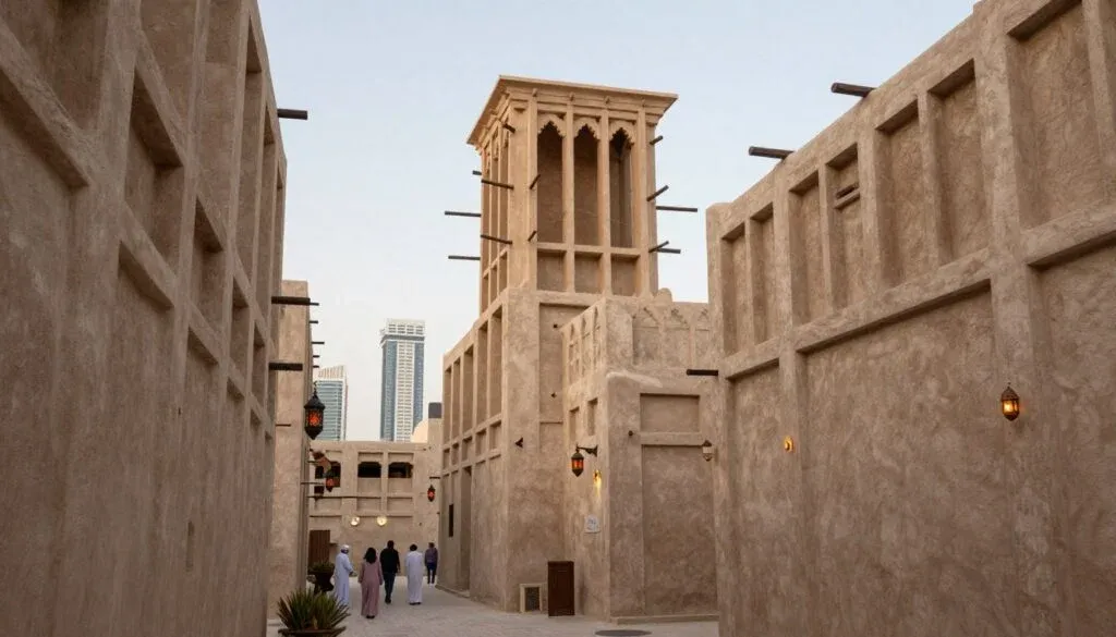 Al Fahidi Historical District in Dubai decorated for Ramadan 2026 Al Fahidi Historical District in Dubai decorated for Ramadan 2026