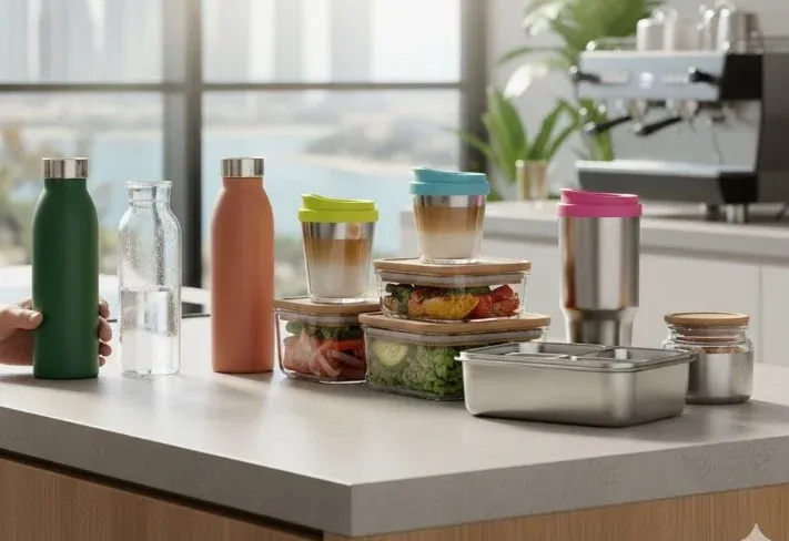 Glass or Steel Food Containers