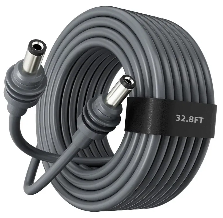 19.Starlink Mini Cable 32.8FT10M DC Male-to-Male Waterproof Power Cable