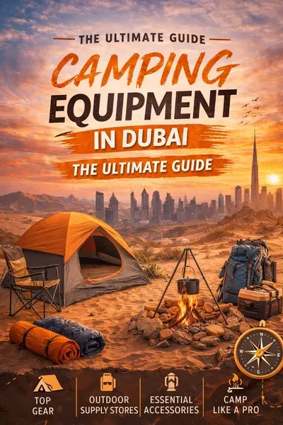 Camping adventure with Dubai skyline (1)