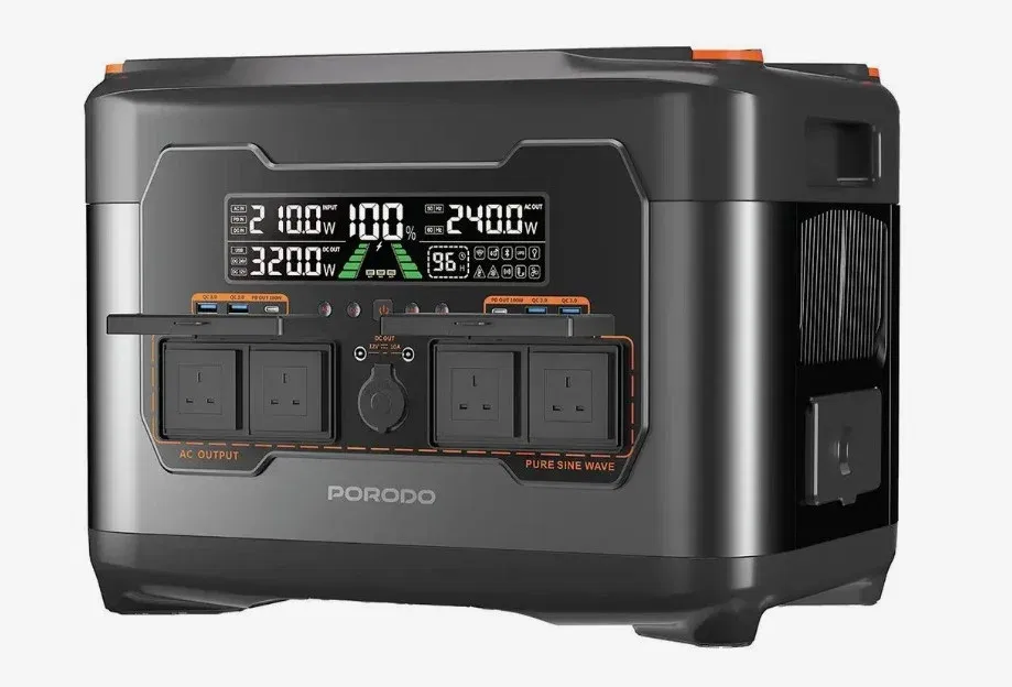 Porodo 2400W Forcebase Portable Power Station