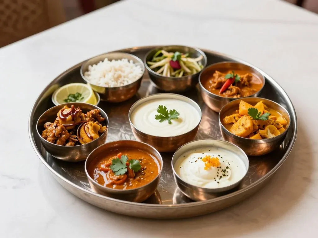 traditional north indian thali asha restaurant dubai authentic cuisine traditional north indian thali asha restaurant dubai authentic cuisine