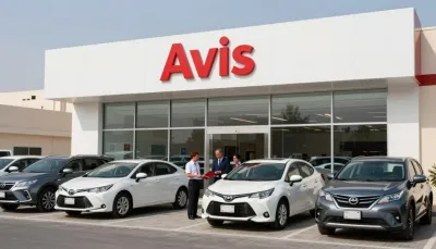 Avis Car Rental Dubai location with premium vehicle selection